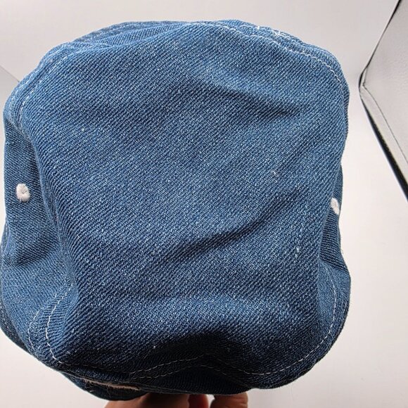Urban Outfitters UO-76 Womens Denim Blue Bucket Hat Casual Retro Y2k Athleisure - Picture 6 of 8